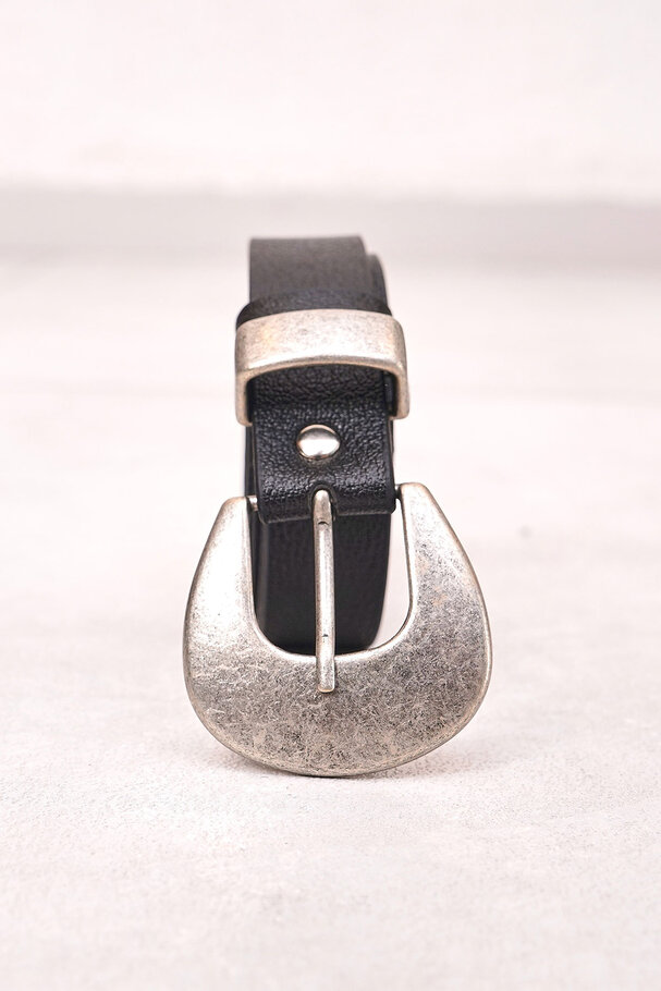 VINTAGE METAL TOKALI SUNİ DERİ KEMER