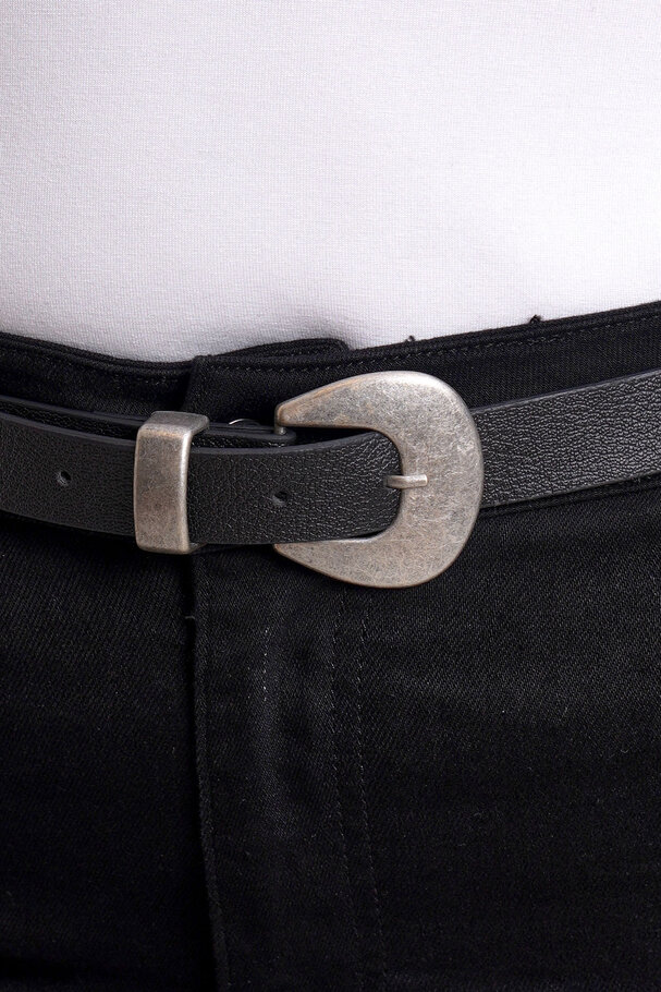 VINTAGE METAL TOKALI SUNİ DERİ KEMER