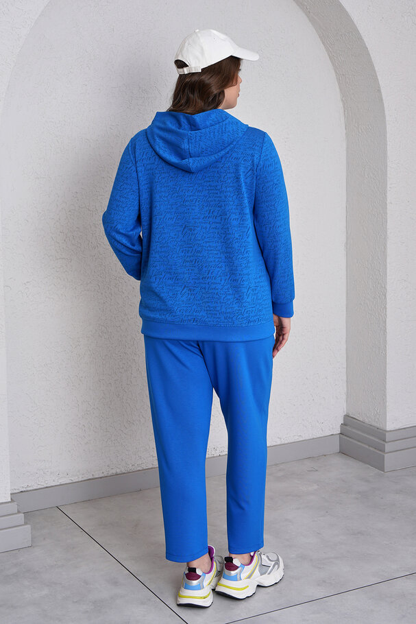 YAZI DETAYLI MODAL EŞOFMAN TAKIMI