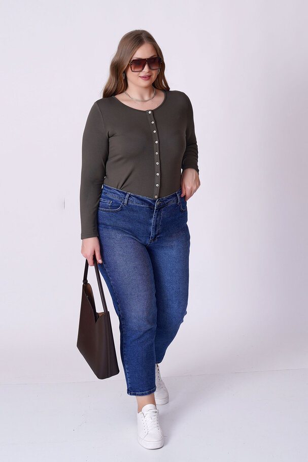 YÜKSEK BEL MOM FIT JEAN