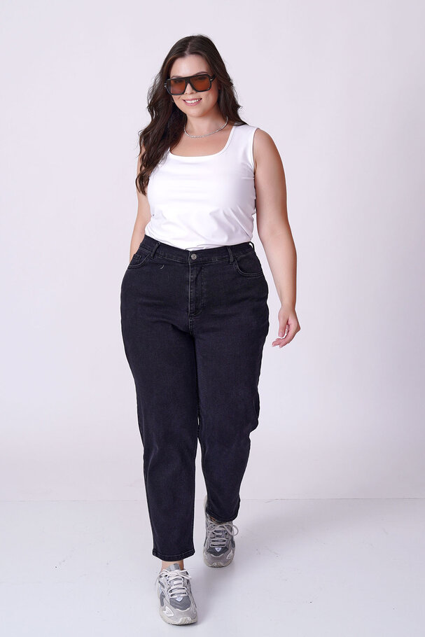 YÜKSEK BEL MOM FIT JEAN