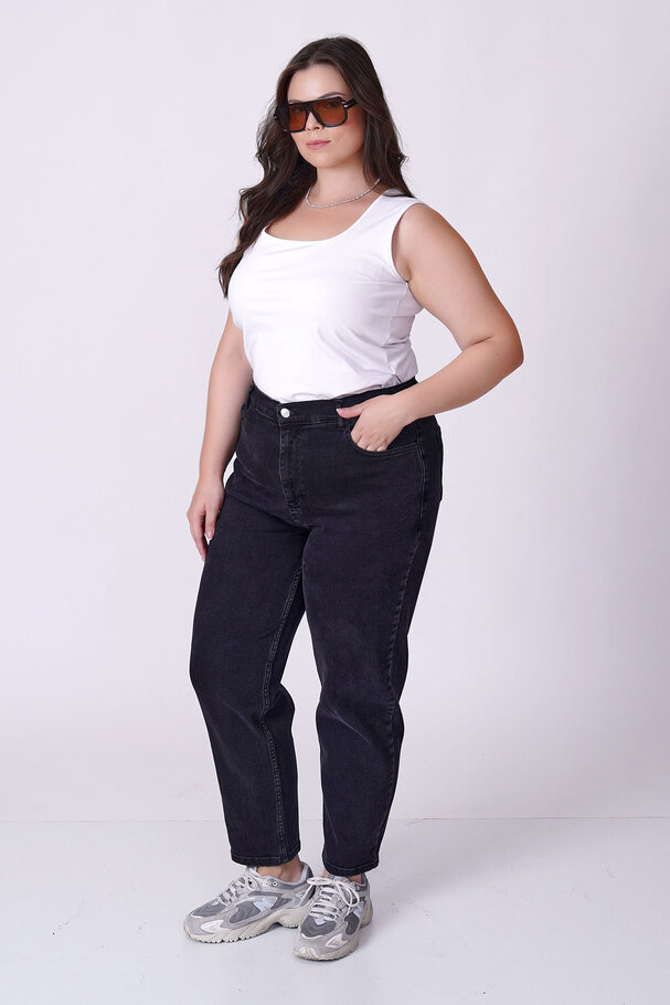 YÜKSEK BEL MOM FIT JEAN