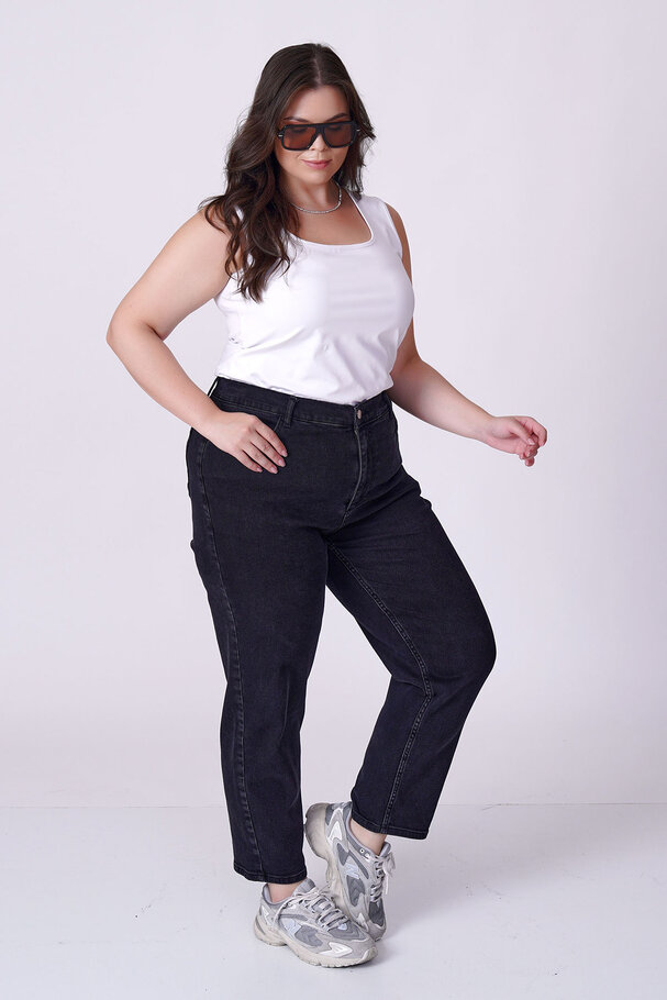 YÜKSEK BEL MOM FIT JEAN