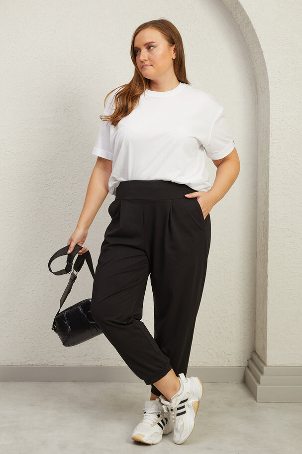 CARROT RELAXED-FIT TROUSERS