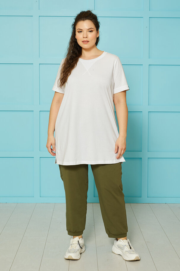 CARROT RELAXED-FIT TROUSERS