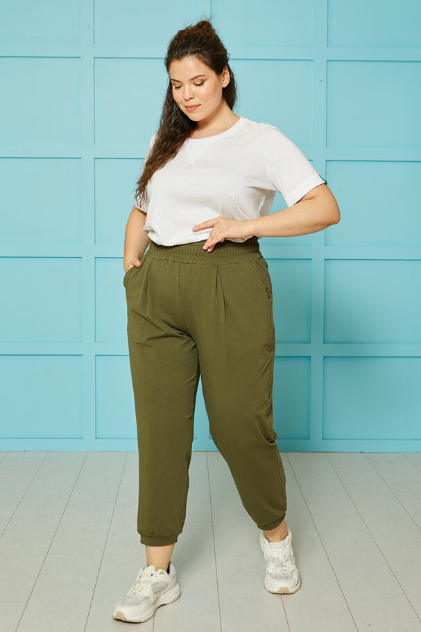 CARROT RELAXED-FIT TROUSERS