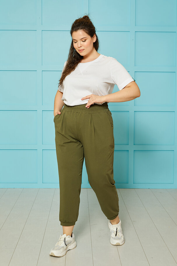 CARROT RELAXED-FIT TROUSERS