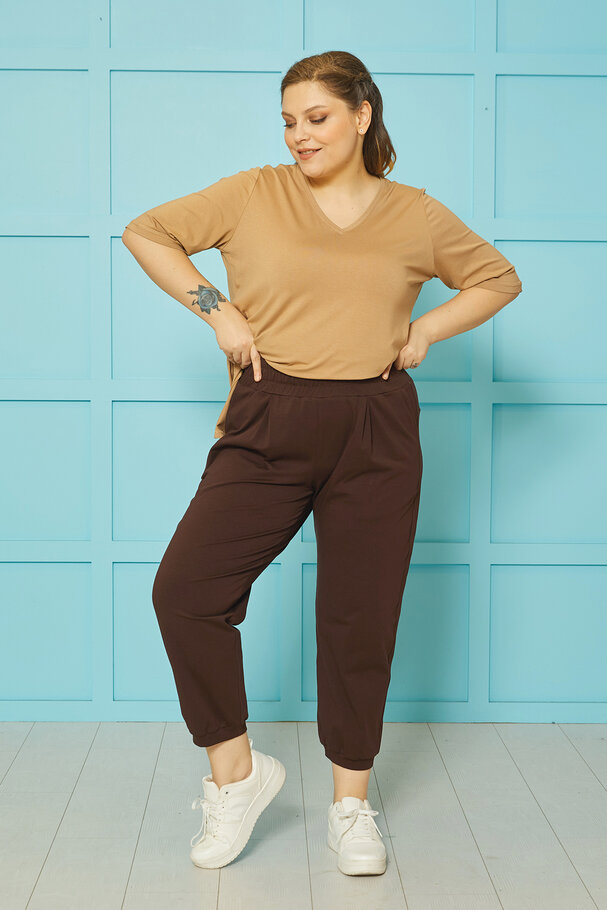 CARROT RELAXED-FIT TROUSERS