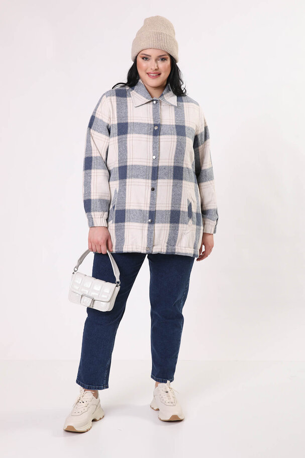 CHECKED OVERSHIRT WITH LINING