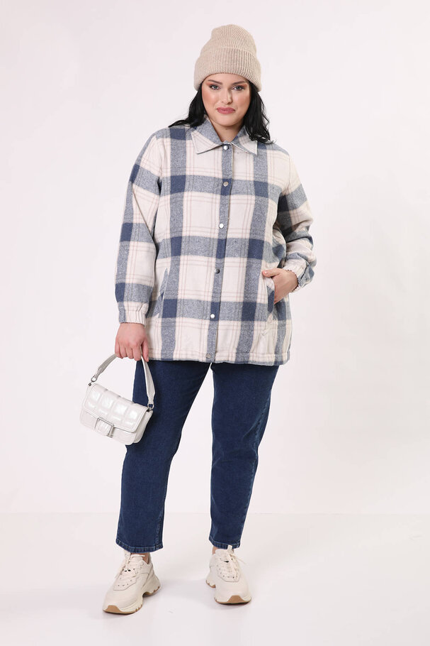 CHECKED OVERSHIRT WITH LINING