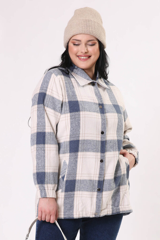 CHECKED OVERSHIRT WITH LINING