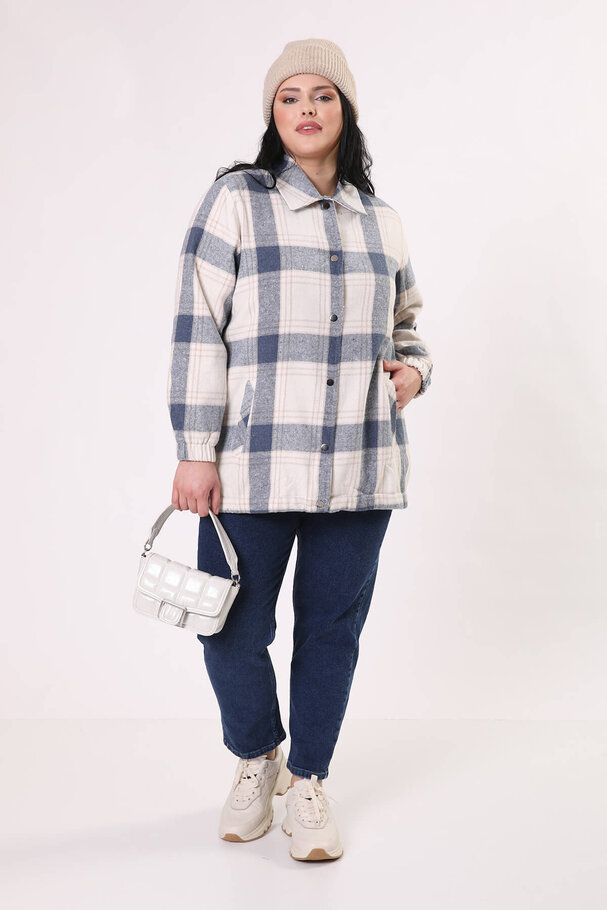 CHECKED OVERSHIRT WITH LINING