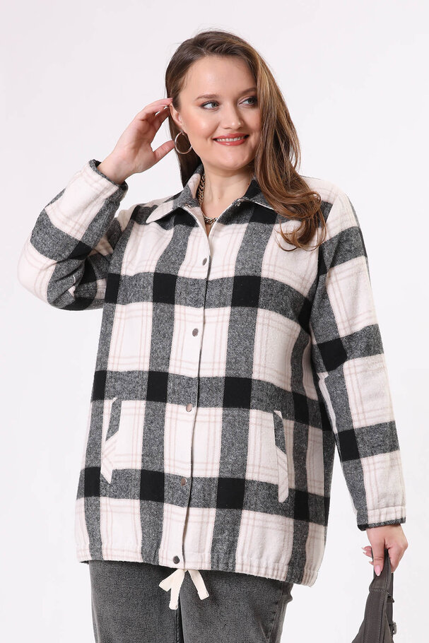 CHECKED OVERSHIRT WITH LINING