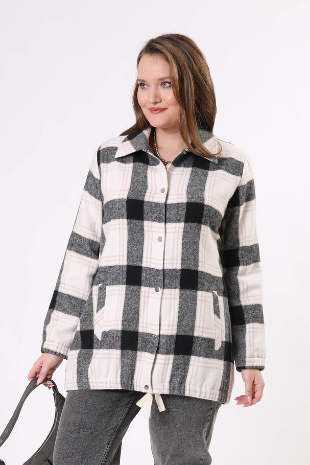 CHECKED OVERSHIRT WITH LINING