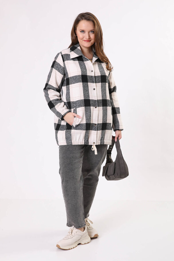 CHECKED OVERSHIRT WITH LINING