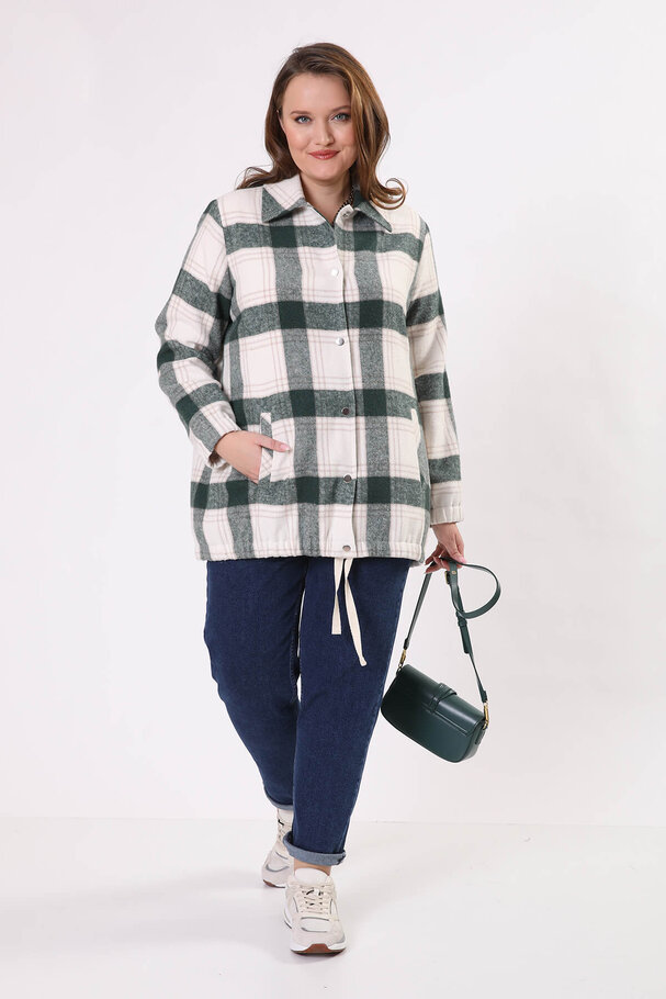 CHECKED OVERSHIRT WITH LINING