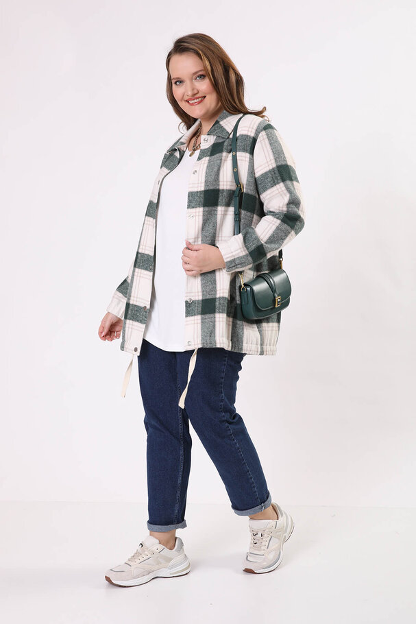 CHECKED OVERSHIRT WITH LINING