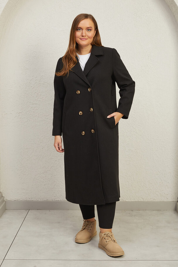 COAT WITH BELT and LINING