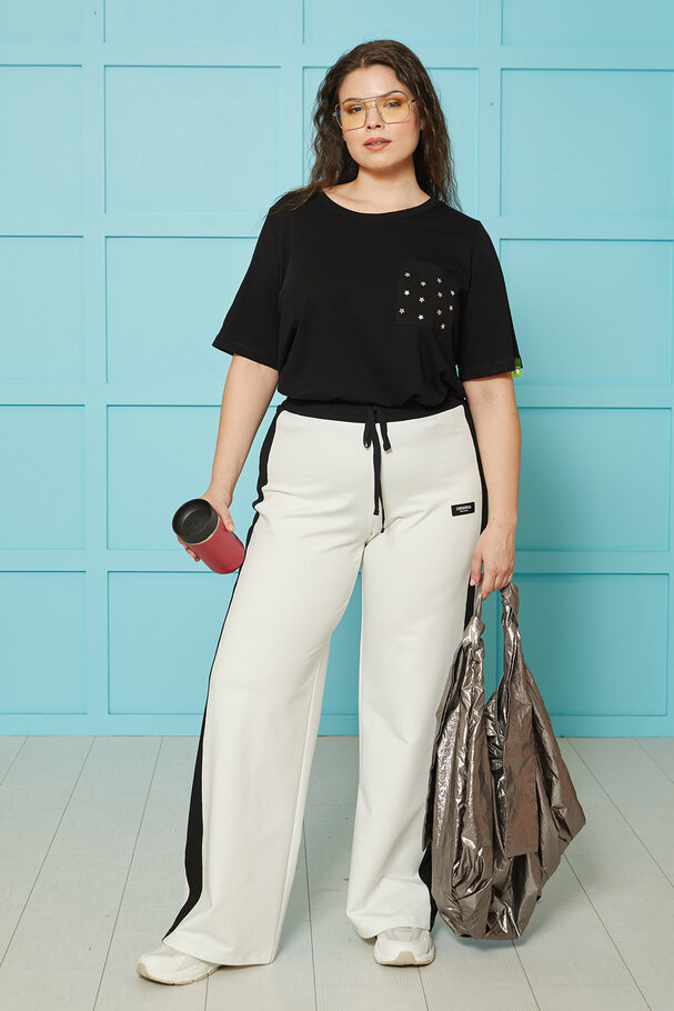 CONTRAST JOGGER TROUSERS