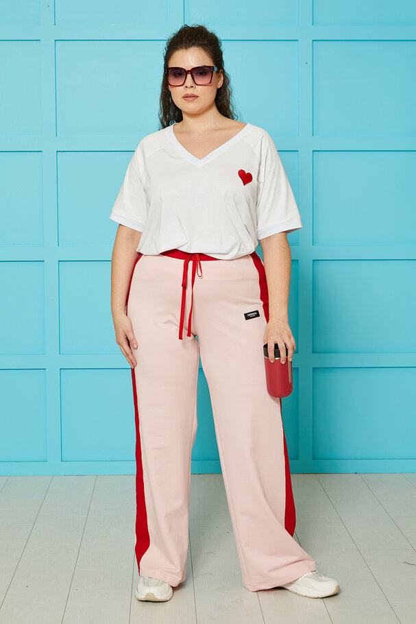 CONTRAST JOGGER TROUSERS