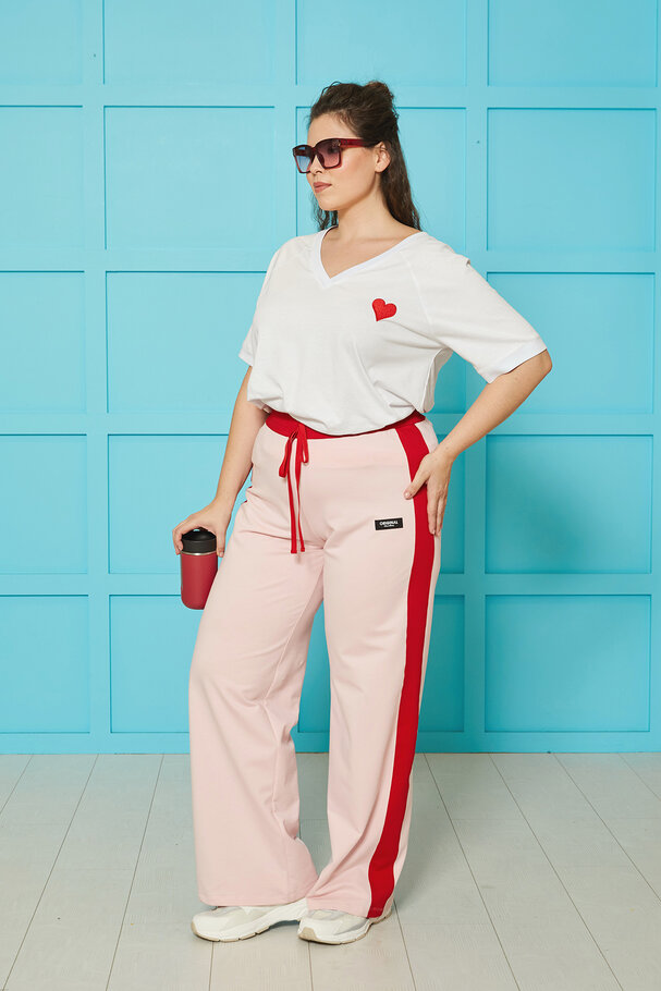 CONTRAST JOGGER TROUSERS