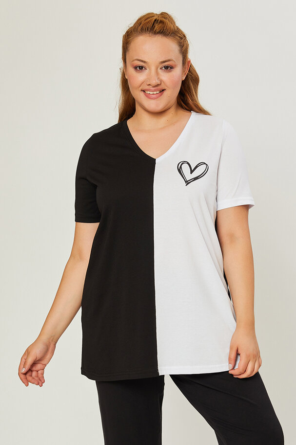 CONTRAST T-SHIRT