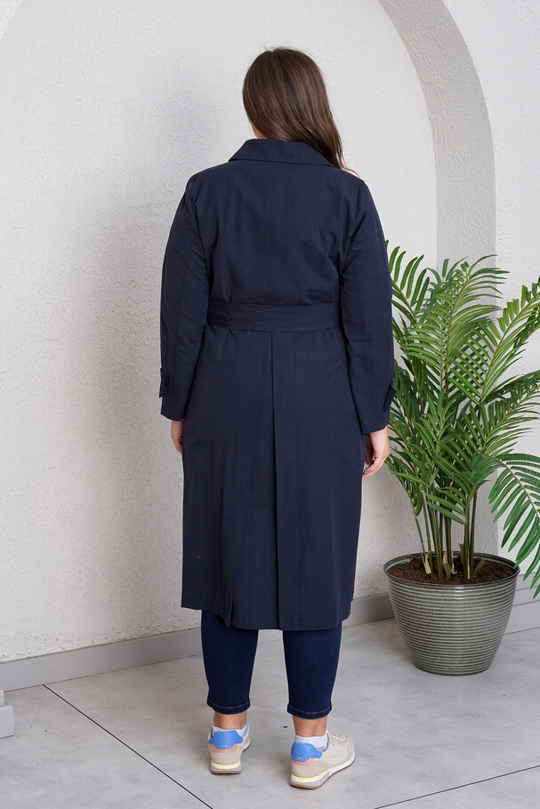 COTTON MIX TRENCH COAT