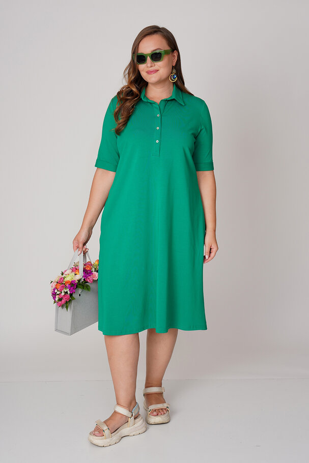 COTTON POLO DRESS