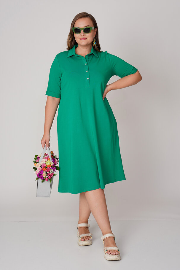 COTTON POLO DRESS