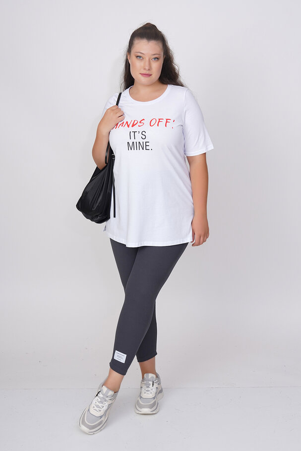 COTTON SLOGAN T-SHIRT