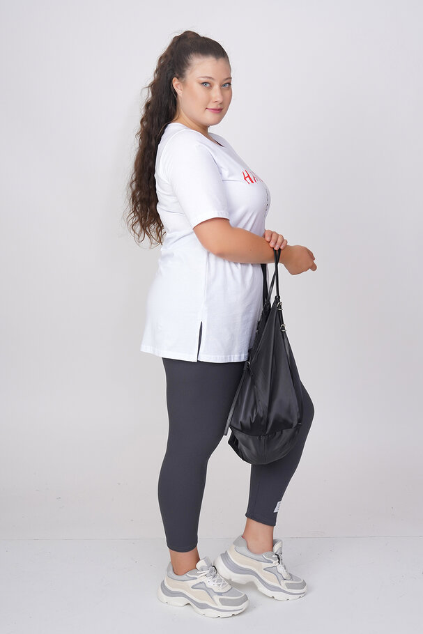 COTTON SLOGAN T-SHIRT