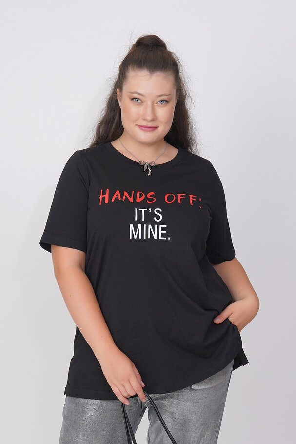 COTTON SLOGAN T-SHIRT