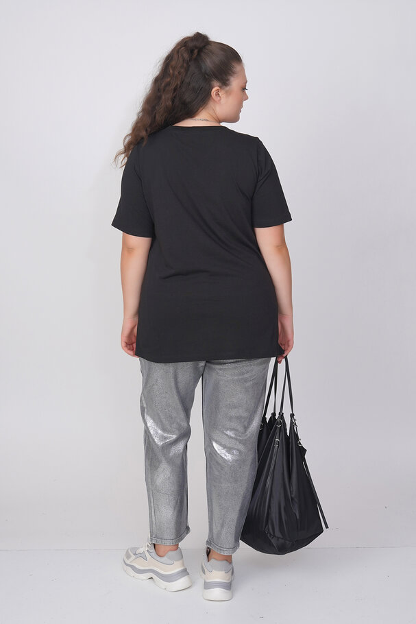 COTTON SLOGAN T-SHIRT