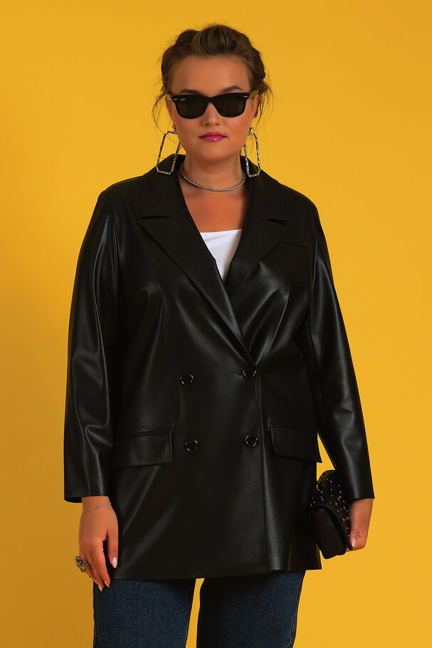 DERİ BLAZER CEKET