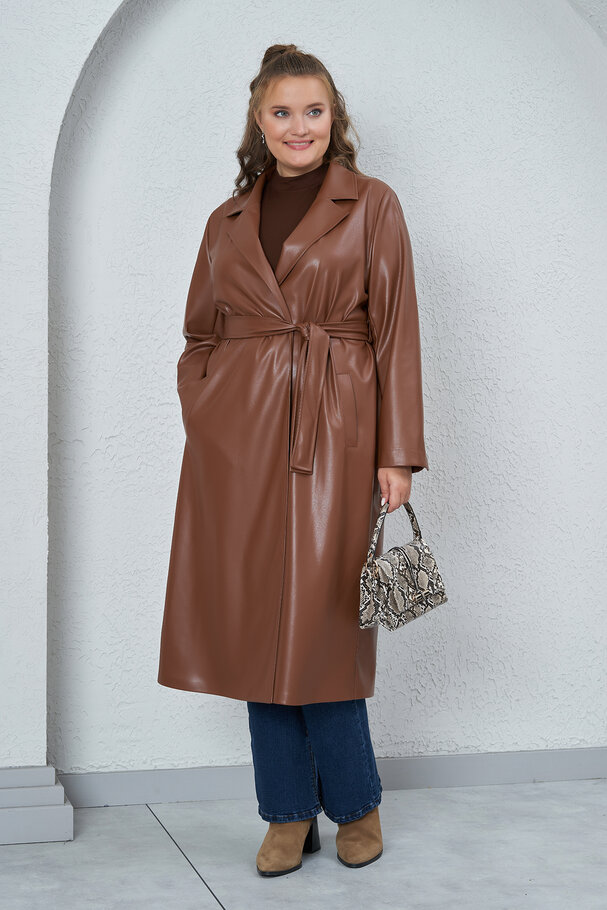 DERİ TRENCHCOAT