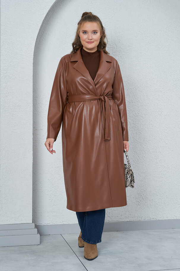 DERİ TRENCHCOAT