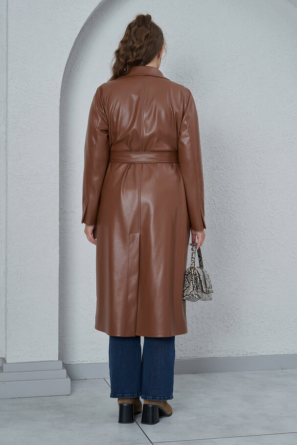 DERİ TRENCHCOAT