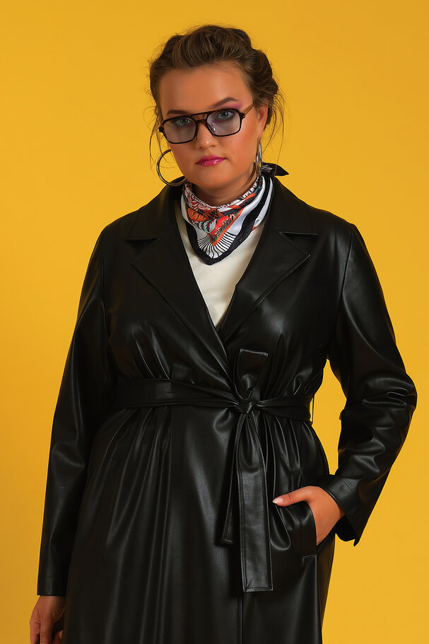 DERİ TRENCHCOAT