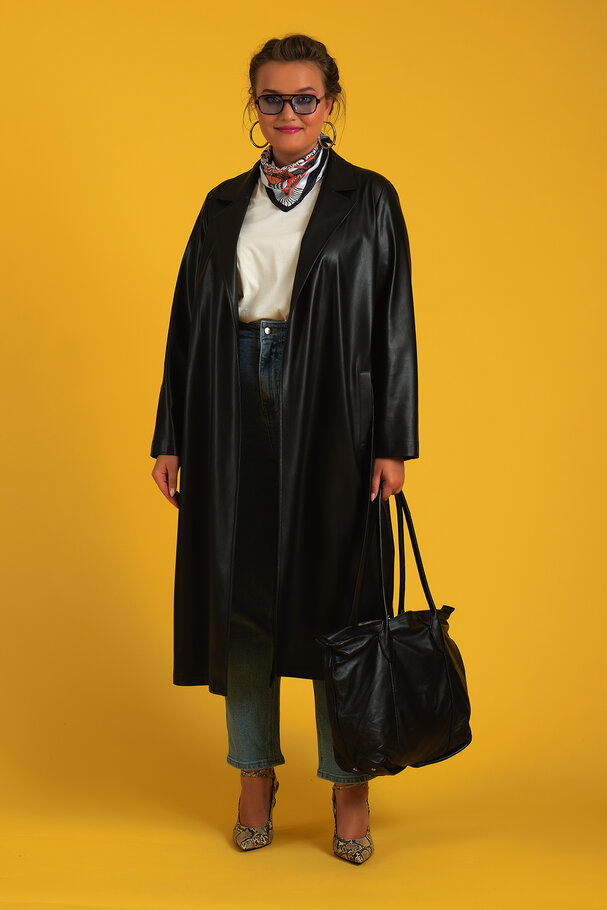 DERİ TRENCHCOAT