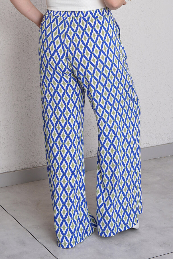 DESENLİ DÖKÜMLÜ PANTOLON