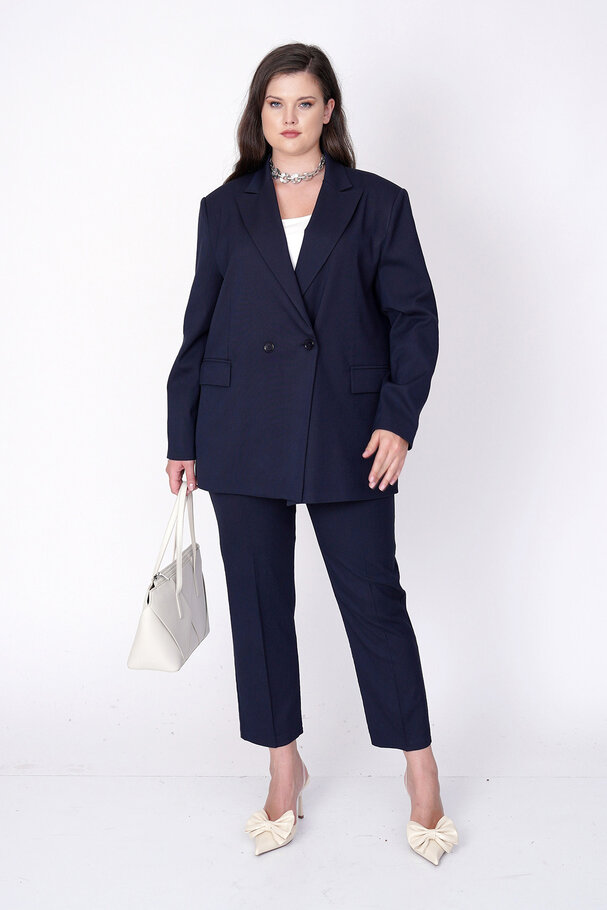 DOUBLE-BREASTED BLAZER JACKET