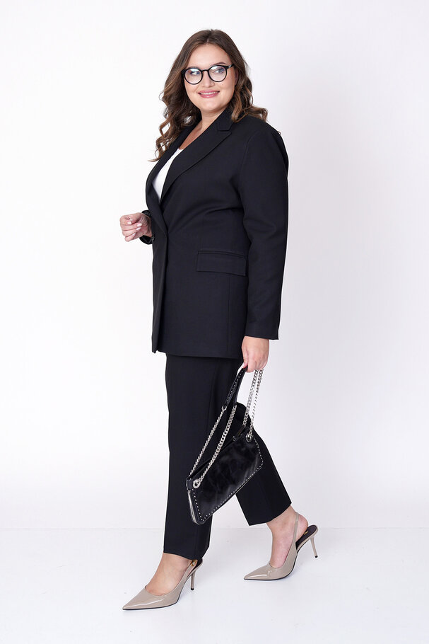DOUBLE-BREASTED BLAZER JACKET