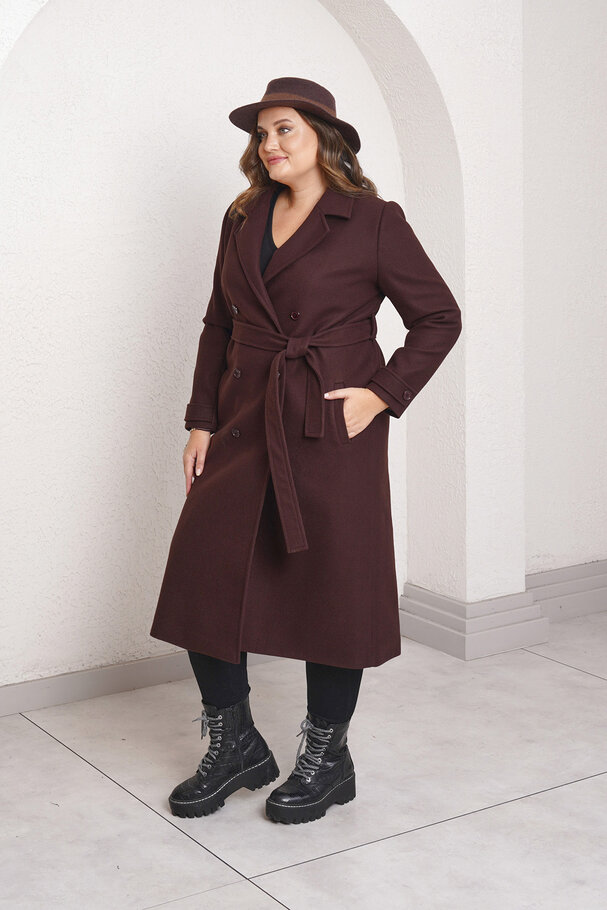 DOUBLE-BREASTED COAT