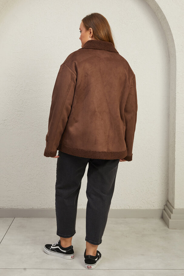 DOUBLE-FACED BIKER SUEDE JACKET