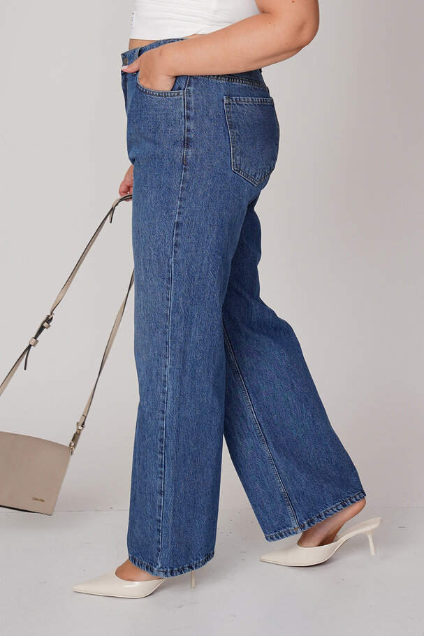DÜZ KESİM YÜKSEK BEL JEAN