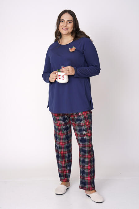 54953 - EKOSE DESENLİ PİJAMA TAKIMI 54953 - EKOSE DESENLİ PİJAMA TAKIMI