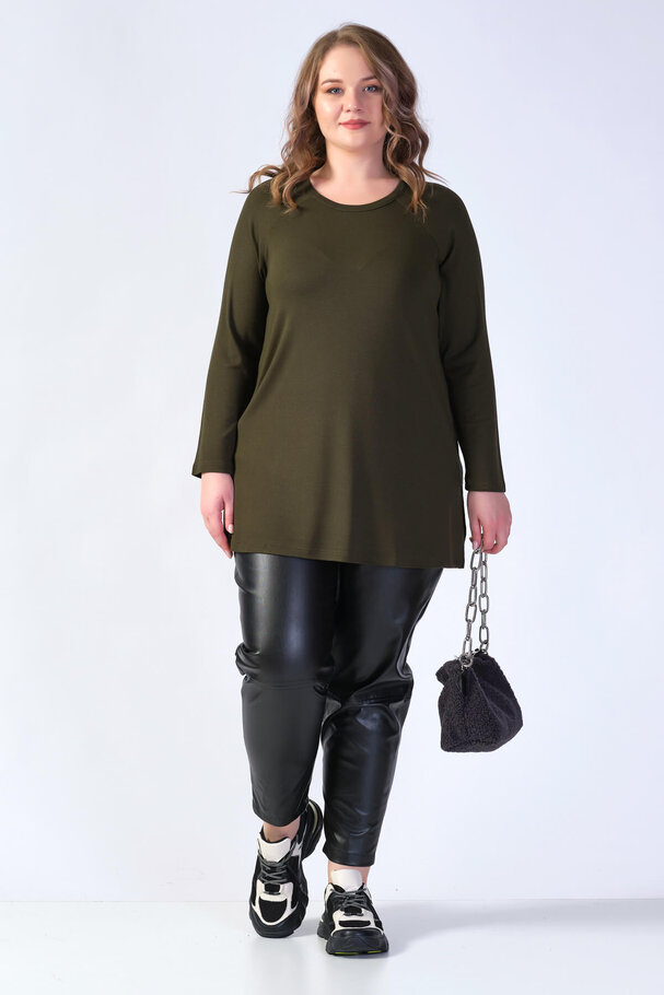FAUX LEATHER TROUSERS