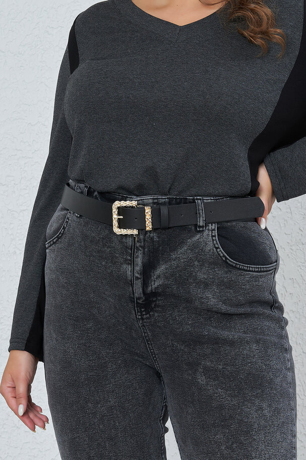 FAUX LEATHER BELT