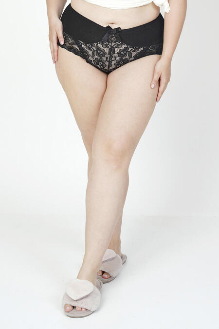  - FİYONK VE DANTEL DETAYLI PAMUKLU KÜLOT (1)