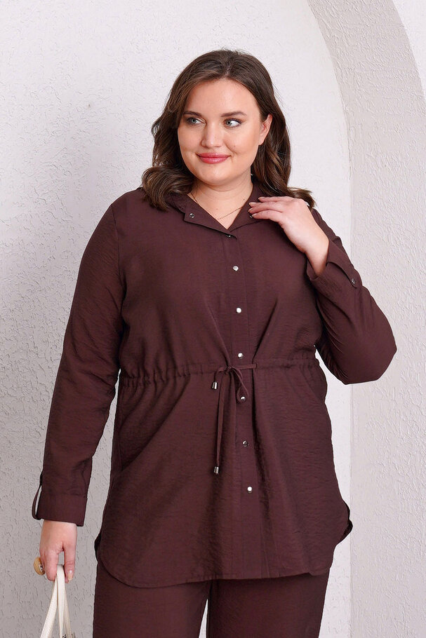 FLOWY DRAWSTRING HOODED JACKET